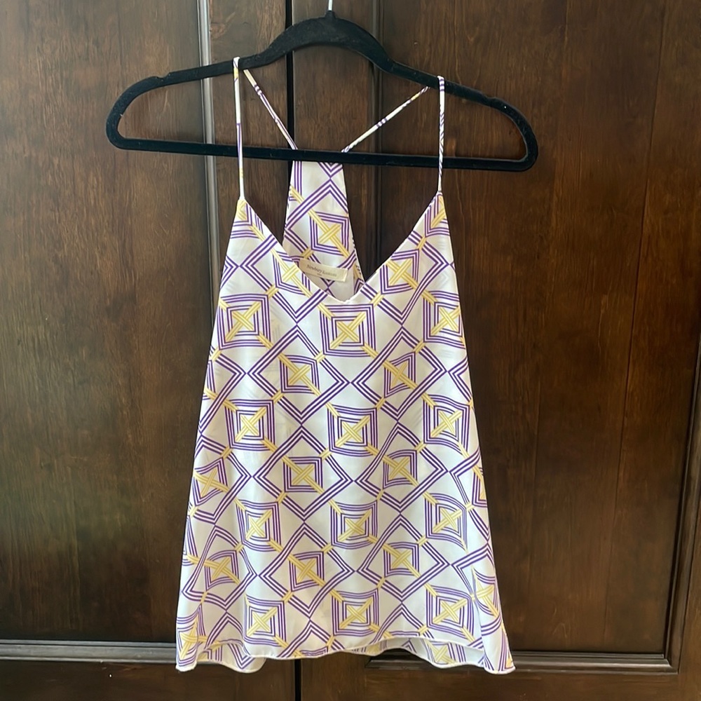 Purple and gold tank